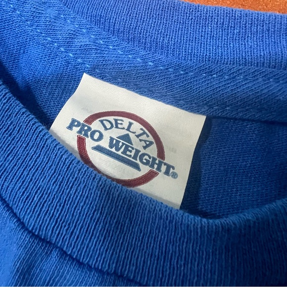 Delta Chicken Pot Pie Math Pi Day Blue Graphic T-shirt 2XL - Picture 4 of 8